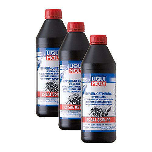 3x LIQUI MOLY 1410 Hypoid-Getriebeöl (GL5) LS SAE 85W-90 1L von Liqui Moly