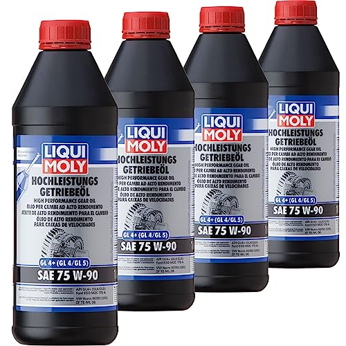 4x LIQUI MOLY 4434 Hochleistungs-Getriebeöl (GL4+) SAE 75W-90 von Liqui Moly