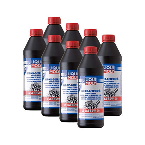 8x LIQUI MOLY 1410 Hypoid-Getriebeöl (GL5) LS SAE 85W-90 1L von Liqui Moly