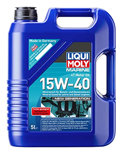 LIQUI MOLY Marine 4T Motor Oil 15W-40 New Generation | 5 L | Boot mineralisches Motoröl | Art.-Nr.: 25090 von Liqui Moly