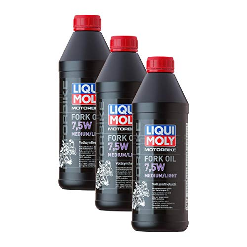 Liqui Moly 3X 2719 Motorbike MotorradFork Oil Gabelöl Stoßdämpfer 7,5W medium von Liqui Moly