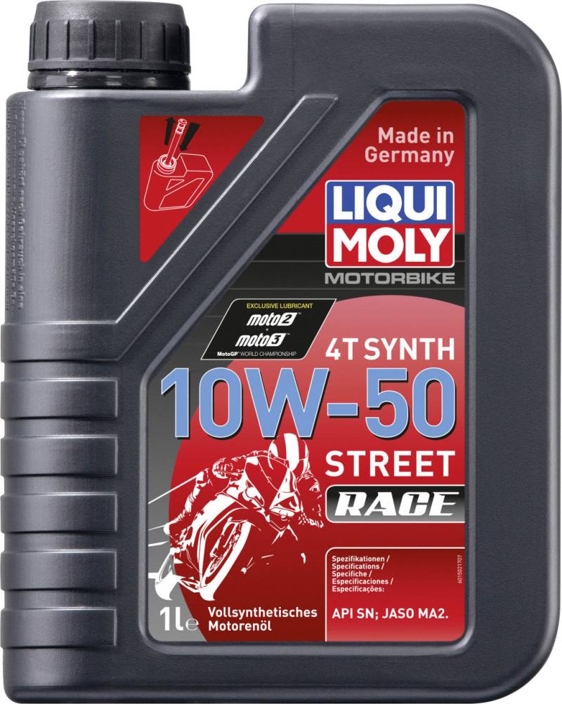 Liqui Moly 4-Takt Motoröl 4T Synth 10W-50 Street Race 1 L von Liqui Moly