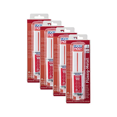 Liqui Moly 4X 6193 Flüssig-Metall 2-K-Epoxy-Kleber 25ml von Liqui Moly