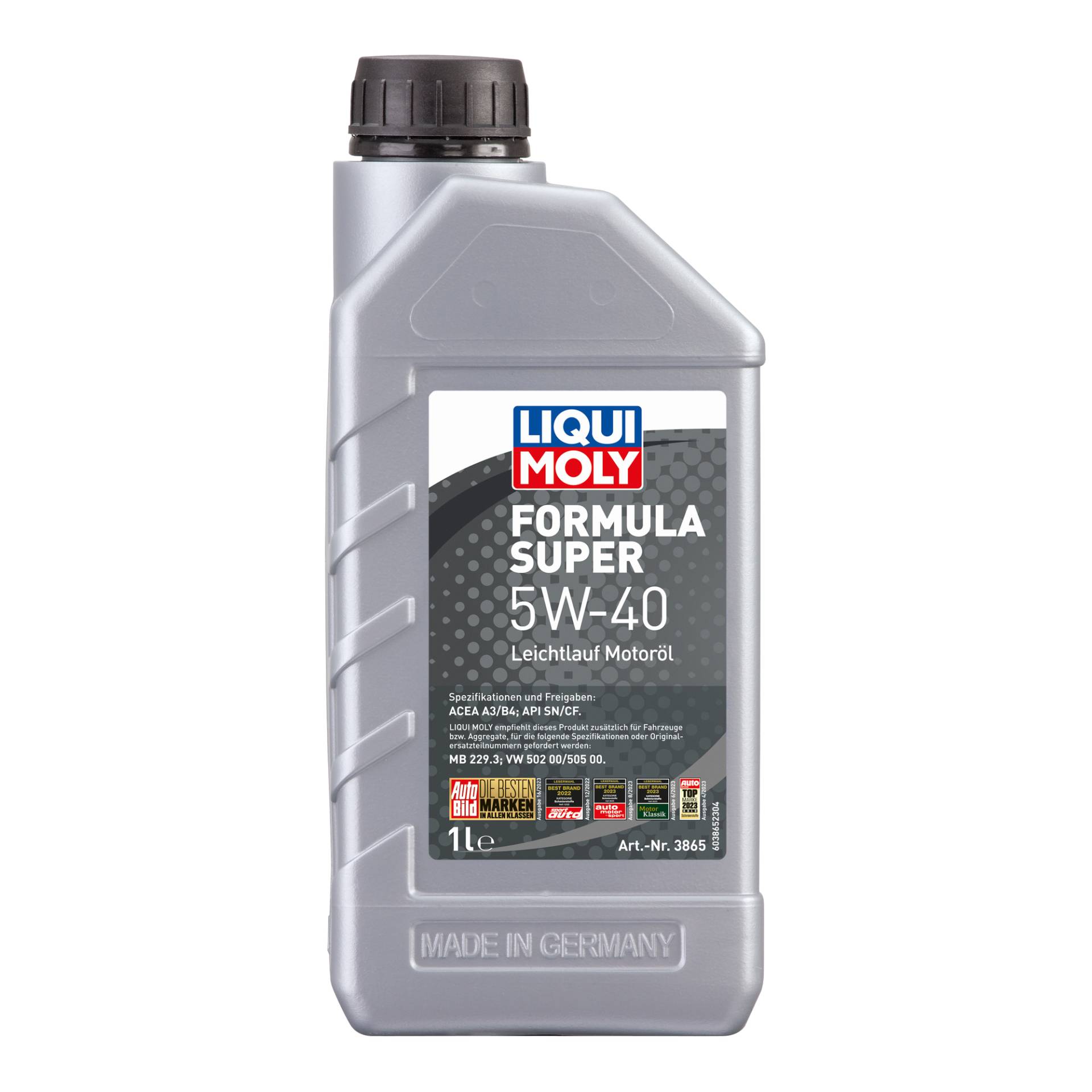 Liqui Moly Leichtlauf-Motoröl 'Formula Super 5W-40' 1 l Liqui Moly Leichtlauf-Motoröl 'Formula Super 5W-40' 1 l von Liqui Moly