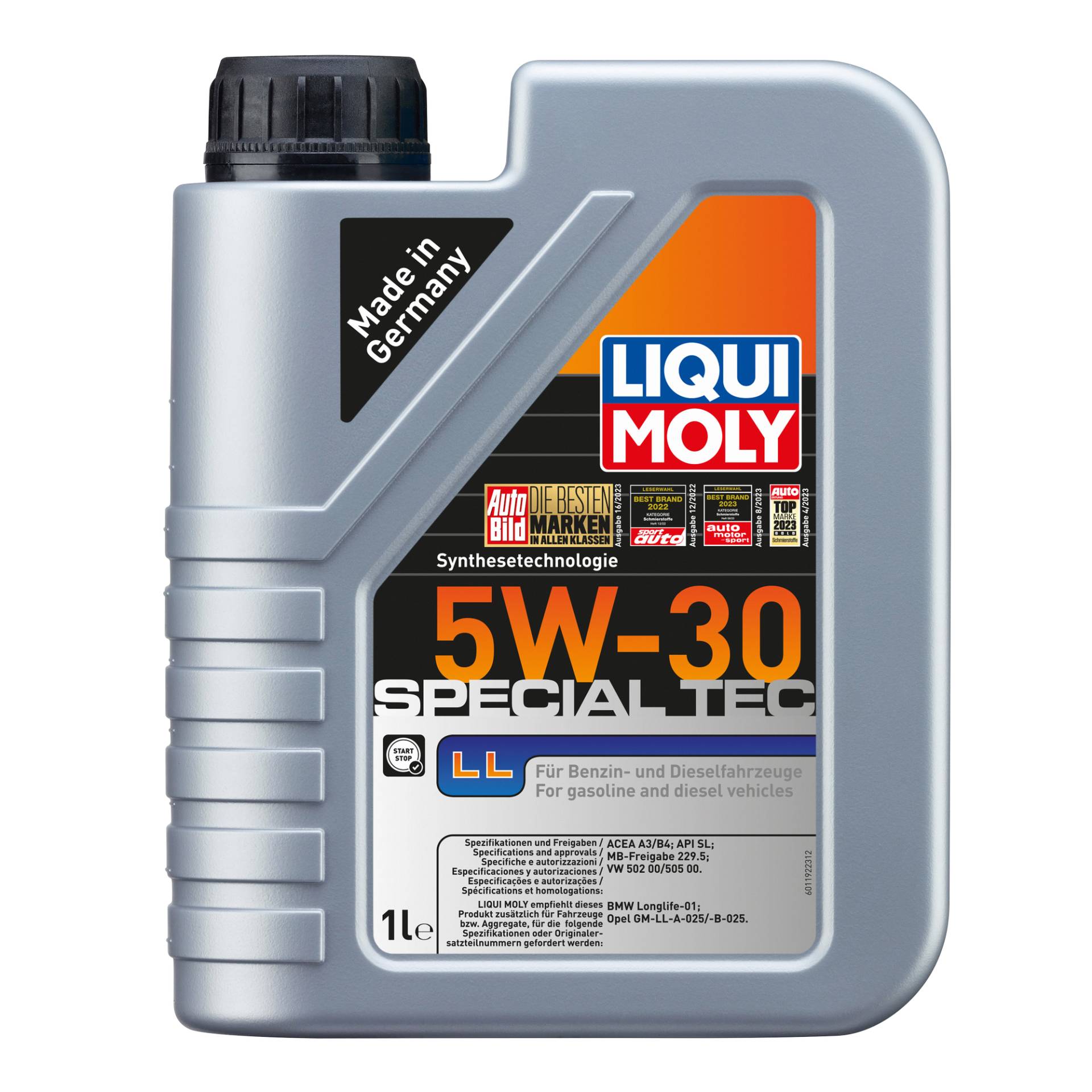 Liqui Moly Leichtlauf-Motoröl 'Special Tec LL 5W-30' 1 l Liqui Moly Leichtlauf-Motoröl 'Special Tec LL 5W-30' 1 l von Liqui Moly