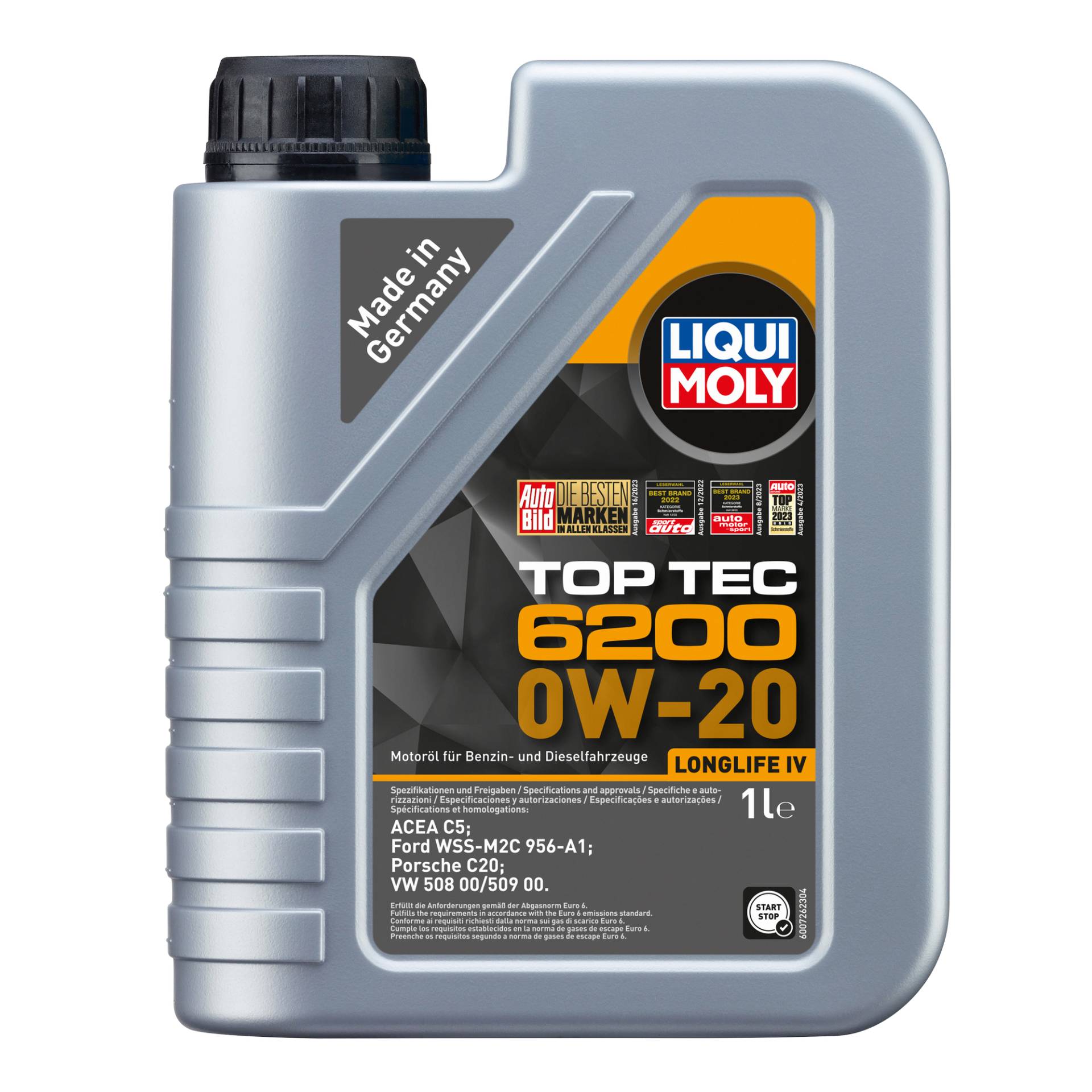 Liqui Moly Leichtlauf-Motoröl 'Top Tec 6200 0W-20' 1 l Liqui Moly Leichtlauf-Motoröl 'Top Tec 6200 0W-20' 1 l von Liqui Moly
