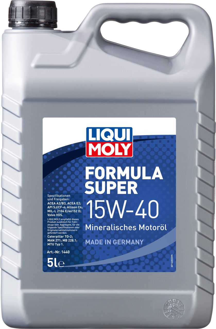 Liqui Moly Motoröl Formula Super 15W-40 Ganzjahresöl 5 L von Liqui Moly