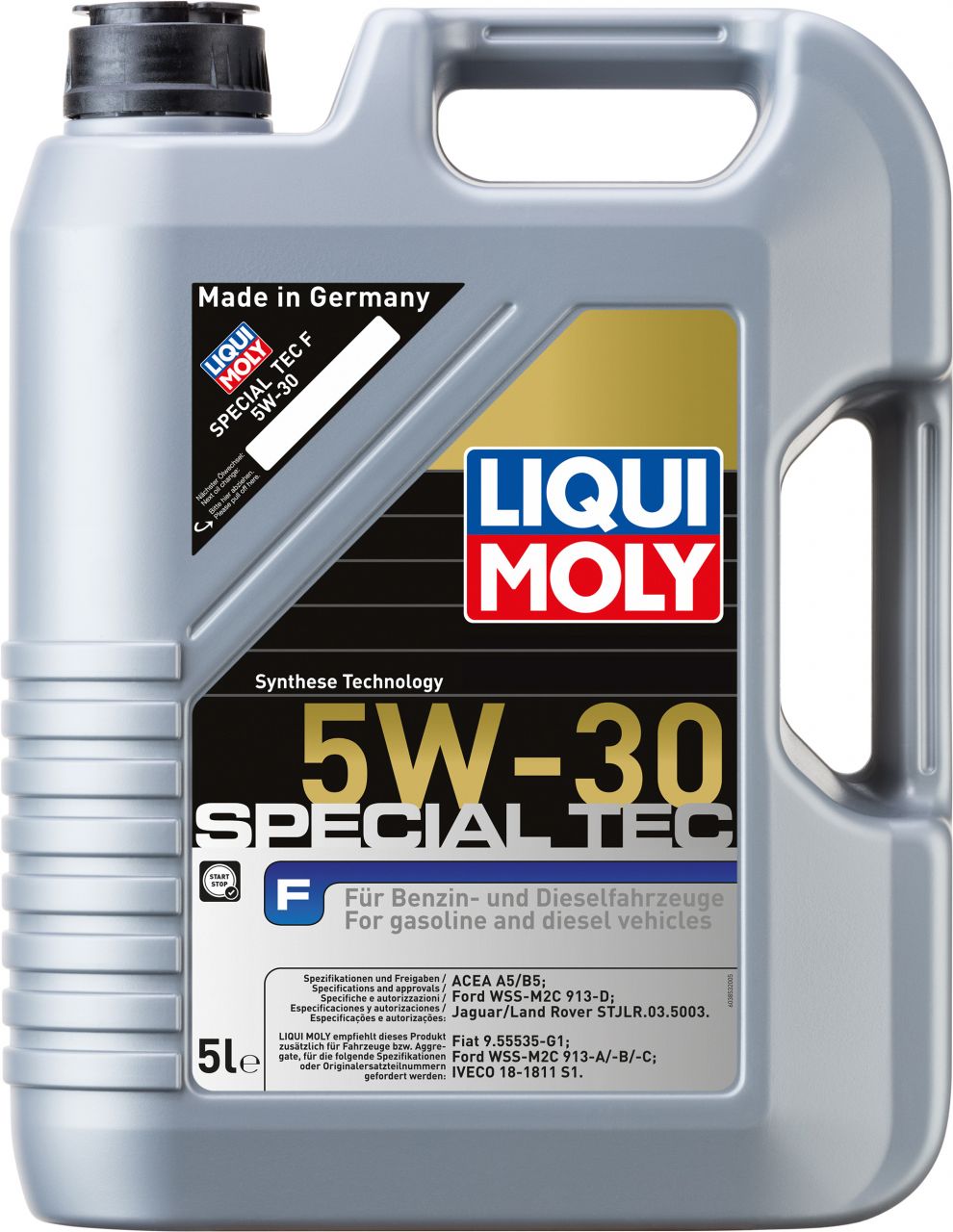 Liqui Moly Motoröl Leichtlauföl Special Tec F 5W-30 5 L von Liqui Moly