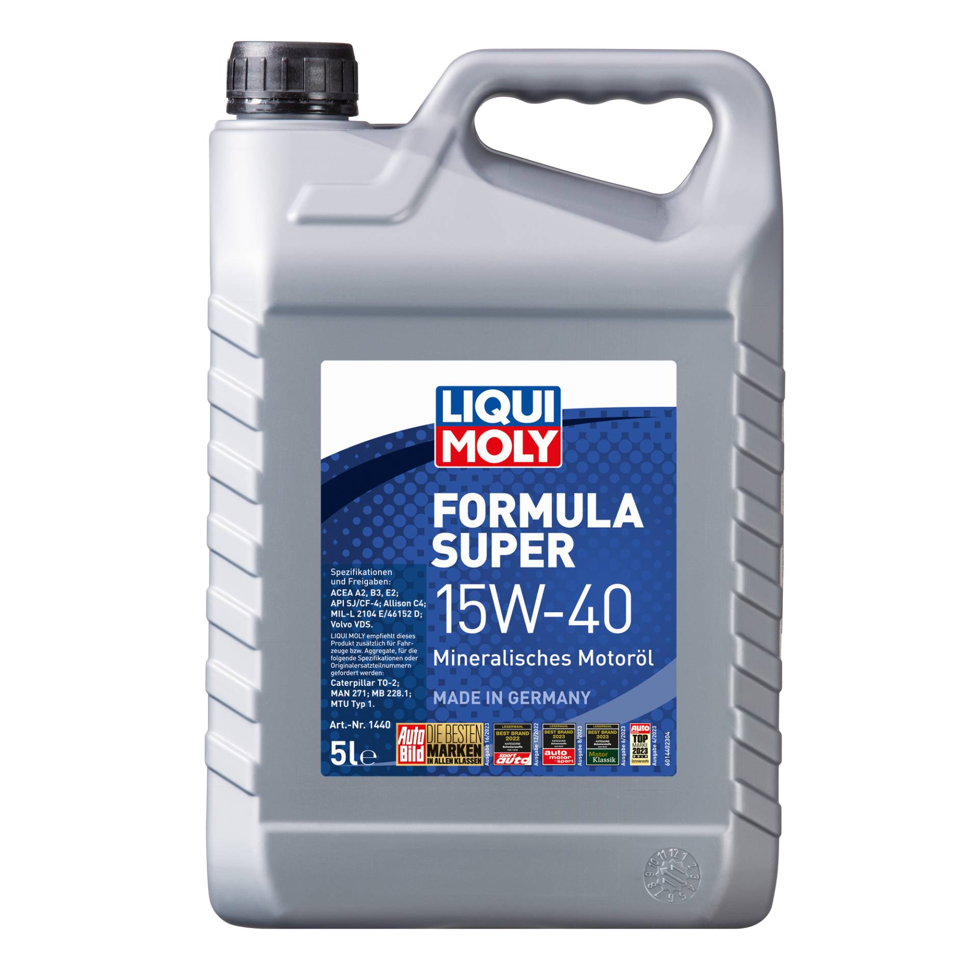 Liqui Moly Motoröl 'Formula Super 15W-40' 5 l Liqui Moly Motoröl 'Formula Super 15W-40' 5 l von Liqui Moly