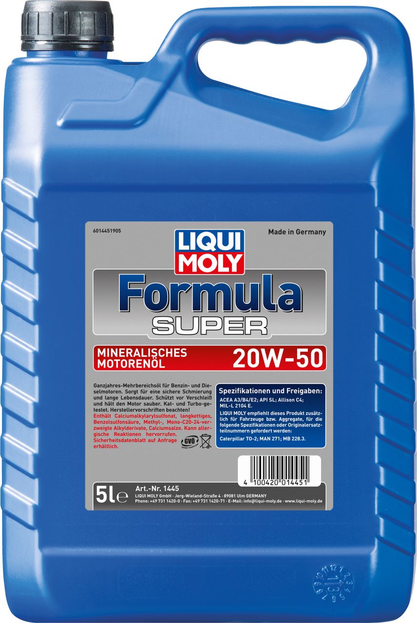 Liqui Moly Motoröl Formula Super 20W-50 5 L von Liqui Moly