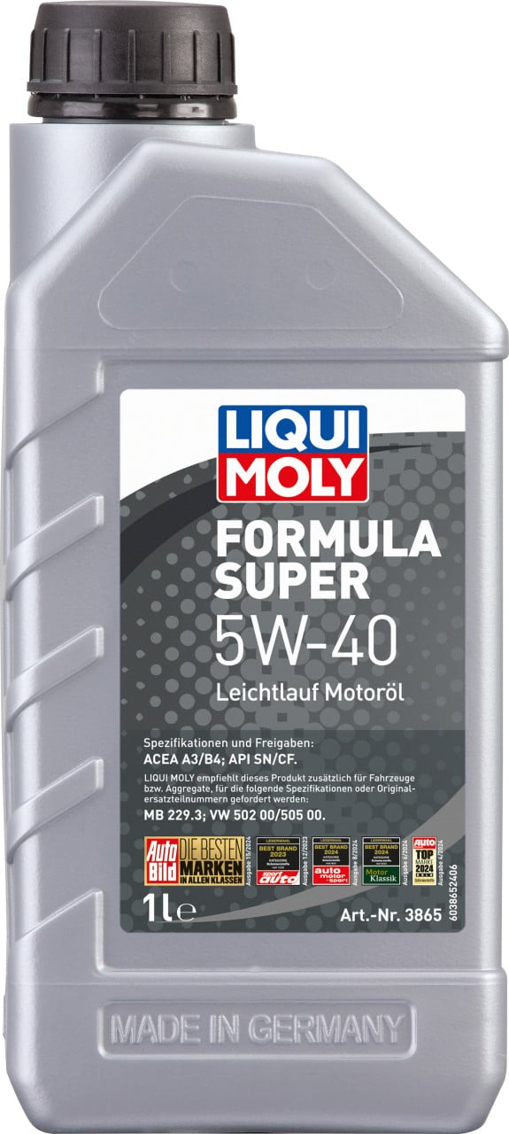 Liqui Moly Motoröl Formula Super 5W-40LL 1 L von Liqui Moly