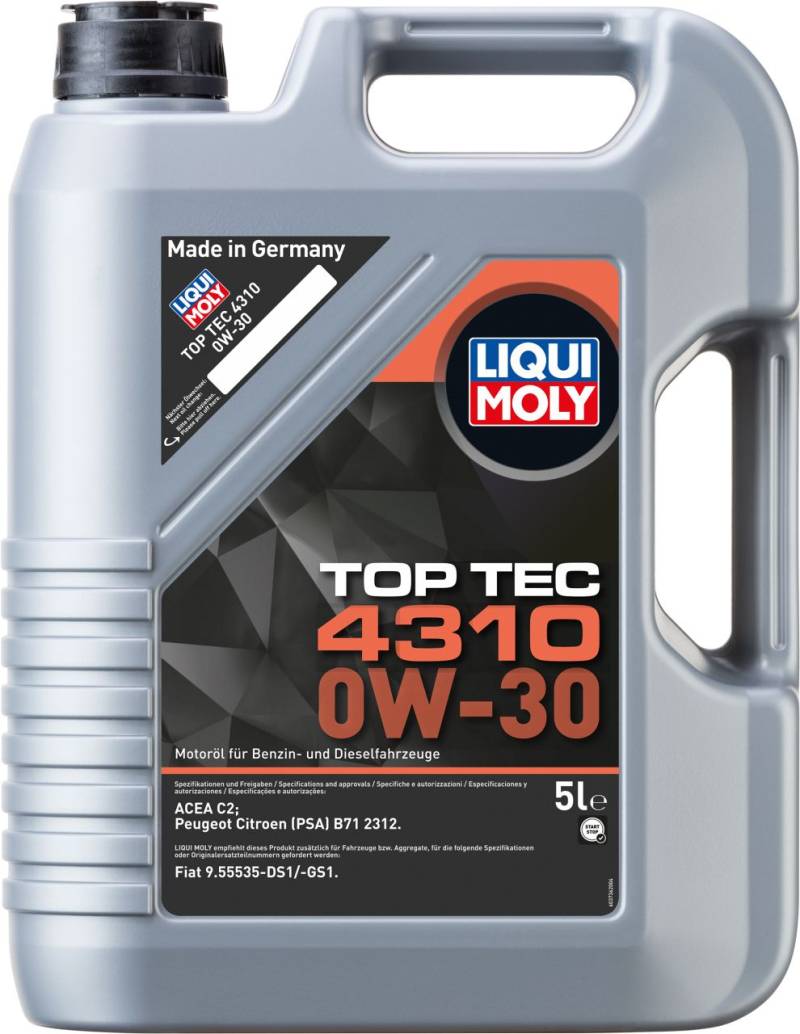 Liqui Moly Motoröl Top Tec 4310 0W-30 5 L von Liqui Moly