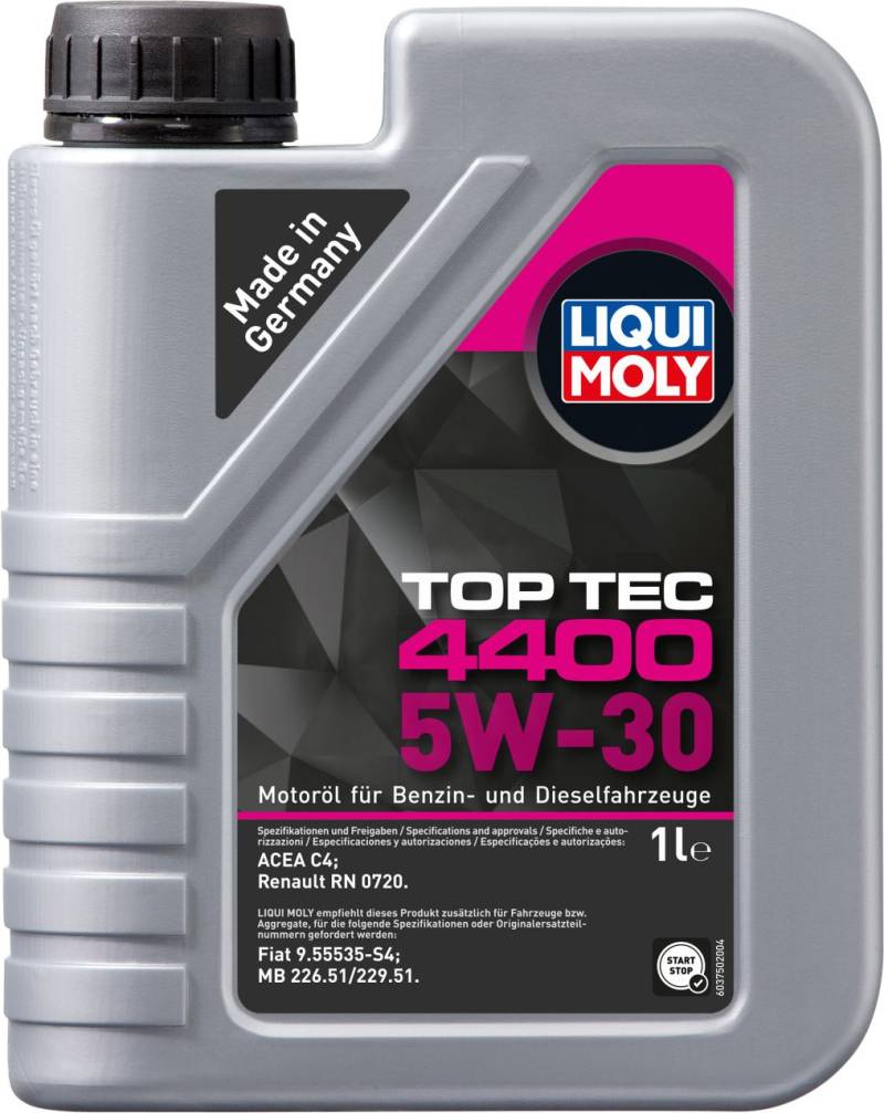 Liqui Moly Motoröl Top Tec 4400 5W-30 1 L Liqui Moly Motoröl Top Tec 4400 5W-30 1 L von Liqui Moly