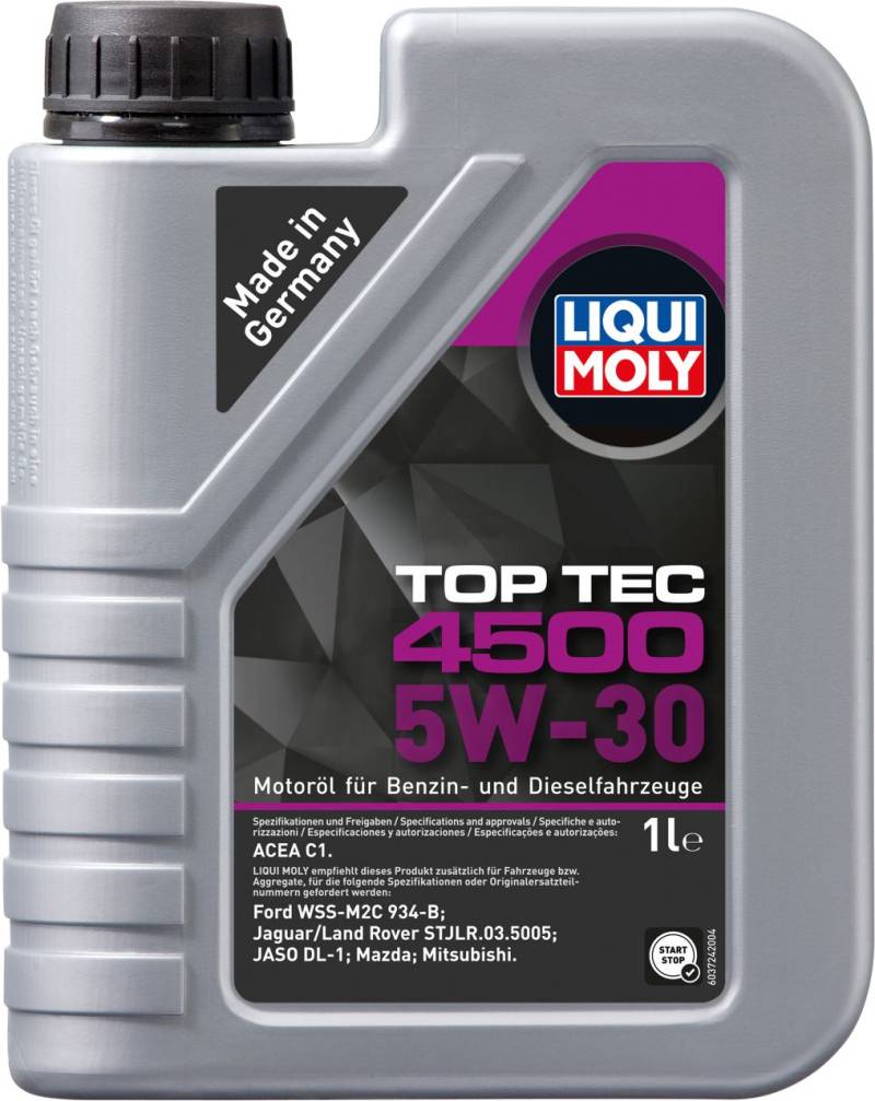 Liqui Moly Motoröl Top Tec 4500 5W-30 1 L von Liqui Moly