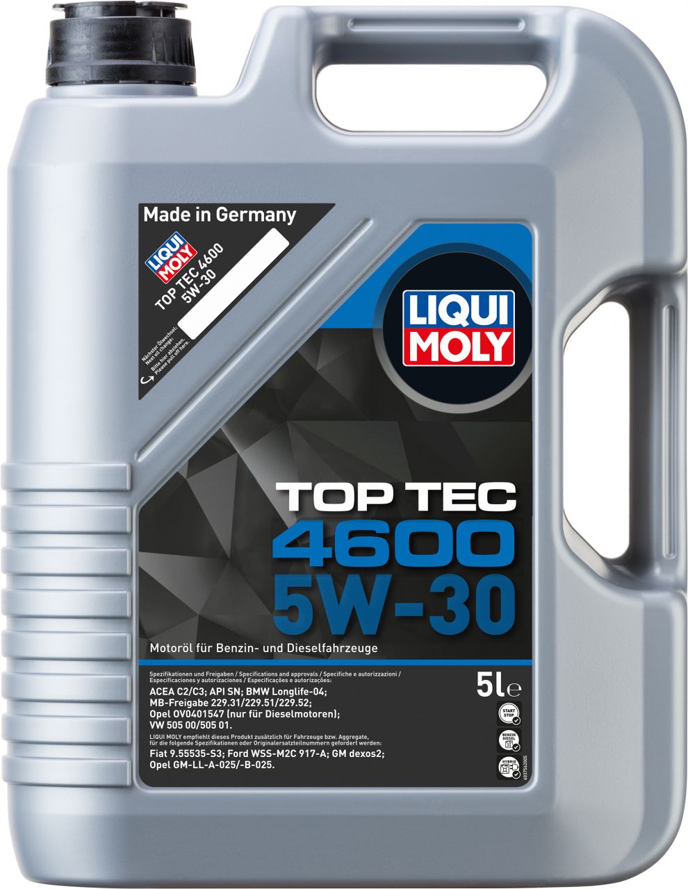 Liqui Moly Motoröl Top Tec 4600 SAE 5W-30 5 L von Liqui Moly