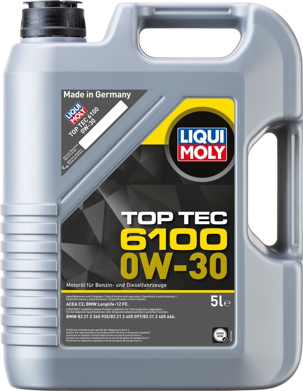 Liqui Moly Motoröl Top Tec 6100 0W-30 5 L von Liqui Moly