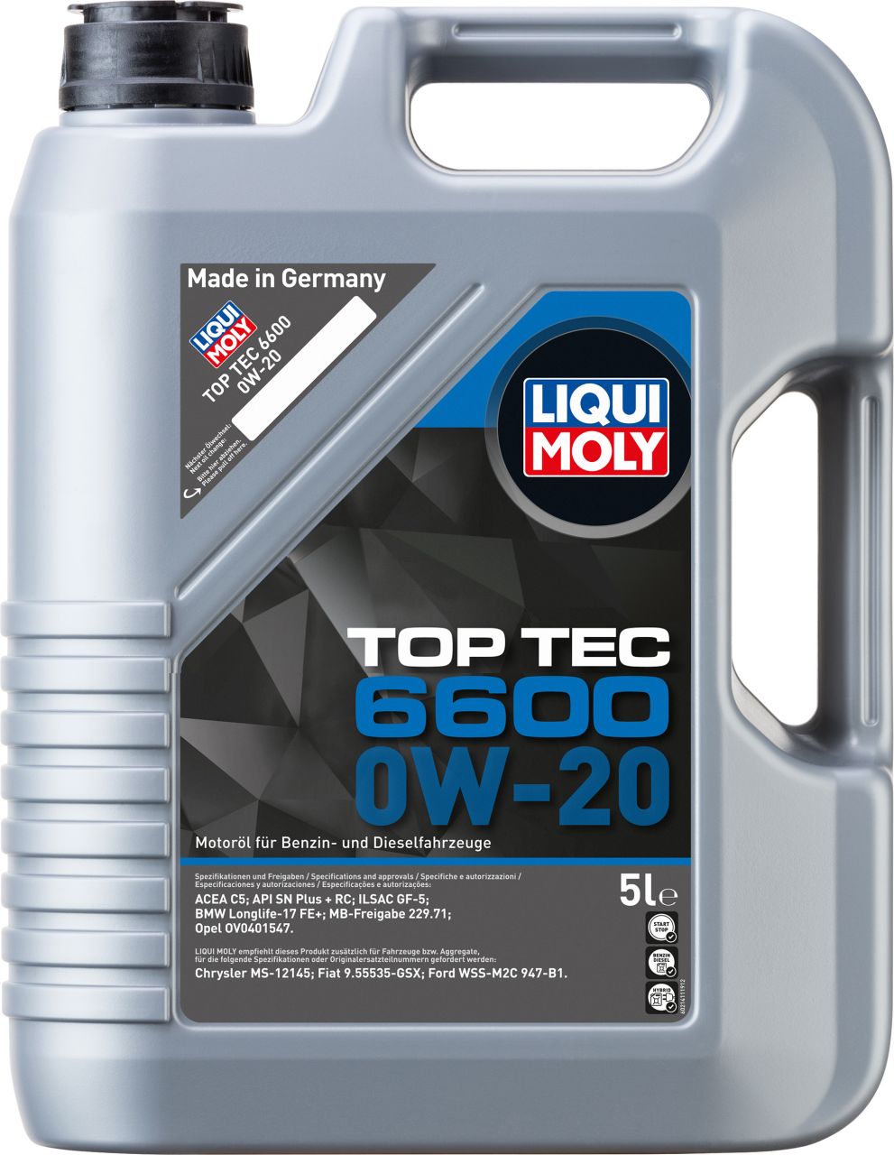 Liqui Moly Motoröl Top Tec 6600 0W-20 5 L von Liqui Moly