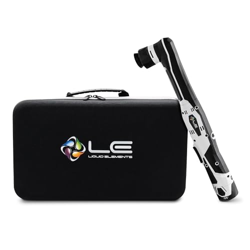 Liquid Elements – Mini Poliermaschine A1000 V4 – kabellose 90W Poliermaschine Auto mit Exzenter & Rotation – inkl. 4 Aufsätze + 5 Geschwindigkeitsstufen von Liquid Elements