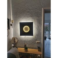Eckige Wandleuchte Bonfire 2 Für Wohndekor. Lampe, Nachtlicht Wanddekor. Wandleuchte, Stehlampe von LiquidMetalBeauty