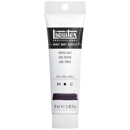 Liquitex 1040505 Professional Heavy Body Acrylfarbe in Künstlerqualität mit ausgezeichneter Lichtechtheit in buttriger Konsistenz, 59ml Tube - gedämpftes Grau Liquitex 1040505 Professional Heavy Body Acrylfarbe in Künstlerqualität mit ausgezeichneter Lichtechtheit in buttriger Konsistenz, 59ml Tube - gedämpftes Grau von Liquitex