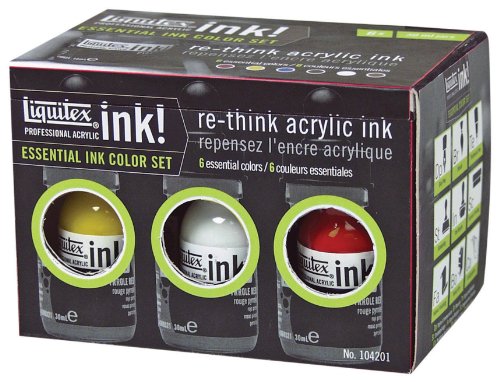 Liquitex 104201 Professional Acrylic Ink Set Essentials, 6 x 30 ml Liquitex 104201 Professional Acrylic Ink Set Essentials, 6 x 30 ml von Liquitex