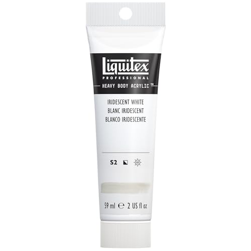Liquitex 1045238 Professional Heavy Body Acrylfarbe in Künstlerqualität mit ausgezeichneter Lichtechtheit in buttriger Konsistenz, 59ml Tube - Irisierendes Weiss Liquitex 1045238 Professional Heavy Body Acrylfarbe in Künstlerqualität mit ausgezeichneter Lichtechtheit in buttriger Konsistenz, 59ml Tube - Irisierendes Weiss von Liquitex