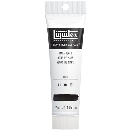Liquitex 1045276 Professional Heavy Body Acrylfarbe in Künstlerqualität mit ausgezeichneter Lichtechtheit in buttriger Konsistenz, 59ml Tube - Marsschwarz Liquitex 1045276 Professional Heavy Body Acrylfarbe in Künstlerqualität mit ausgezeichneter Lichtechtheit in buttriger Konsistenz, 59ml Tube - Marsschwarz von Liquitex