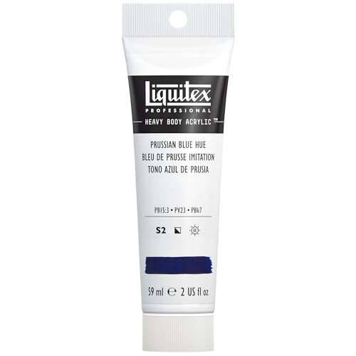 Liquitex 1045320 Professional Heavy Body Acrylfarbe in Künstlerqualität mit ausgezeichneter Lichtechtheit in buttriger Konsistenz, 59ml Tube - Preussischblau Imit. Liquitex 1045320 Professional Heavy Body Acrylfarbe in Künstlerqualität mit ausgezeichneter Lichtechtheit in buttriger Konsistenz, 59ml Tube - Preussischblau Imit. von Liquitex