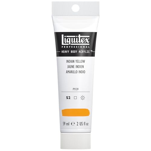 Liquitex 1045324 Professional Heavy Body Acrylfarbe in Künstlerqualität mit ausgezeichneter Lichtechtheit in buttriger Konsistenz, 59ml Tube - Indisch Gelb Liquitex 1045324 Professional Heavy Body Acrylfarbe in Künstlerqualität mit ausgezeichneter Lichtechtheit in buttriger Konsistenz, 59ml Tube - Indisch Gelb von Liquitex