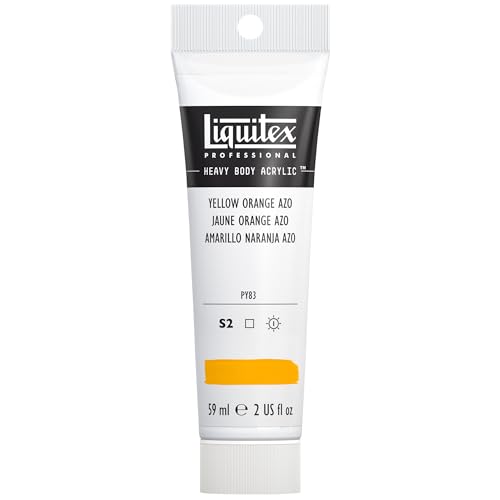 Liquitex 1045414 Professional Heavy Body Acrylfarbe in Künstlerqualität mit ausgezeichneter Lichtechtheit in buttriger Konsistenz, 59ml Tube - Gelborange Azo Liquitex 1045414 Professional Heavy Body Acrylfarbe in Künstlerqualität mit ausgezeichneter Lichtechtheit in buttriger Konsistenz, 59ml Tube - Gelborange Azo von Liquitex