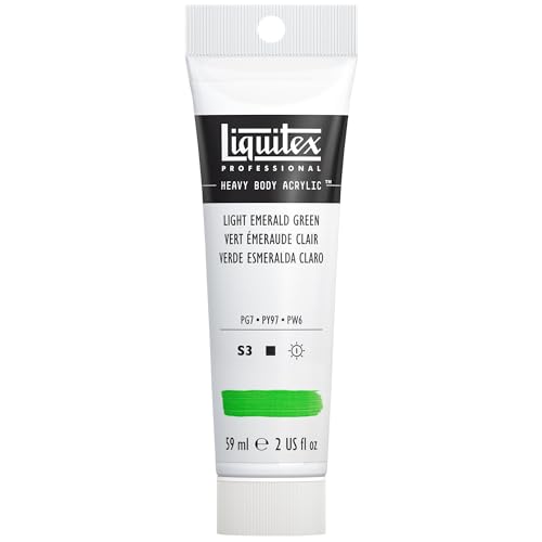 Liquitex 1045650 Professional Heavy Body Acrylfarbe in Künstlerqualität mit ausgezeichneter Lichtechtheit in buttriger Konsistenz, 59ml Tube - Smaragdgrün hell Liquitex 1045650 Professional Heavy Body Acrylfarbe in Künstlerqualität mit ausgezeichneter Lichtechtheit in buttriger Konsistenz, 59ml Tube - Smaragdgrün hell von Liquitex