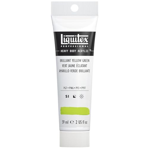 Liquitex 1045840 Professional Heavy Body Acrylfarbe in Künstlerqualität mit ausgezeichneter Lichtechtheit in buttriger Konsistenz, 59ml Tube - Gelbgrün Brillant Liquitex 1045840 Professional Heavy Body Acrylfarbe in Künstlerqualität mit ausgezeichneter Lichtechtheit in buttriger Konsistenz, 59ml Tube - Gelbgrün Brillant von Liquitex