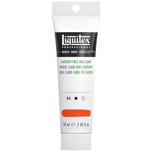 Liquitex 1045893 Professional Heavy Body Acrylfarbe in Künstlerqualität mit ausgezeichneter Lichtechtheit in buttriger Konsistenz, 59ml Tube - Kadmiumfrei Rot hell Liquitex 1045893 Professional Heavy Body Acrylfarbe in Künstlerqualität mit ausgezeichneter Lichtechtheit in buttriger Konsistenz, 59ml Tube - Kadmiumfrei Rot hell von Liquitex