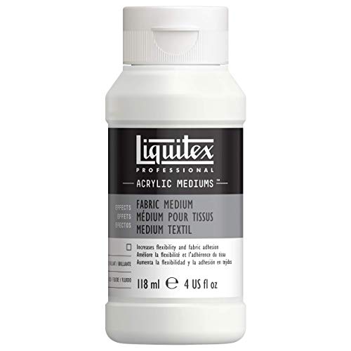Liquitex 126804 Professional Acryl-Textilmedium, macht aus Acrylfarben Textifarben,verbessert die Haftung von Acrylfarbe auf Stoffen- 118 ml Tube, Weiß Liquitex 126804 Professional Acryl-Textilmedium, macht aus Acrylfarben Textifarben,verbessert die Haftung von Acrylfarbe auf Stoffen- 118 ml Tube, Weiß von Liquitex