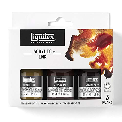 Liquitex 3699239 Ink 3x30ml Set 3 Farben- transparent von Liquitex