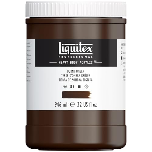 Liquitex 4413128 Professional Heavy Body Acrylfarbe in Künstlerqualität mit ausgezeichneter Lichtechtheit in buttriger Konsistenz, 946ml Topf - Umbra Gebrannt Liquitex 4413128 Professional Heavy Body Acrylfarbe in Künstlerqualität mit ausgezeichneter Lichtechtheit in buttriger Konsistenz, 946ml Topf - Umbra Gebrannt von Liquitex