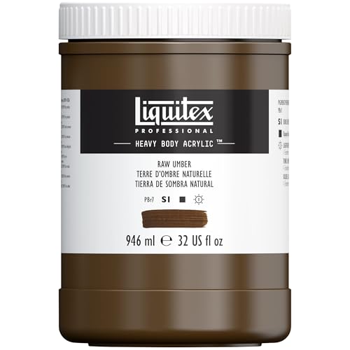 Liquitex 4413331 Professional Heavy Body Acrylfarbe in Künstlerqualität mit ausgezeichneter Lichtechtheit in buttriger Konsistenz, 946ml Topf - Umbra Natur Liquitex 4413331 Professional Heavy Body Acrylfarbe in Künstlerqualität mit ausgezeichneter Lichtechtheit in buttriger Konsistenz, 946ml Topf - Umbra Natur von Liquitex