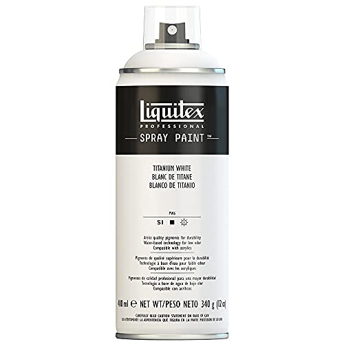 Liquitex 4450432 Professional Acryl Spraydose 400ml – Titanweiss – Lichtecht, frostbeständig, mattes Finish, für Innen- & Außenbereich Liquitex 4450432 Professional Acryl Spraydose 400ml – Titanweiss – Lichtecht, frostbeständig, mattes Finish, für Innen- & Außenbereich von Liquitex