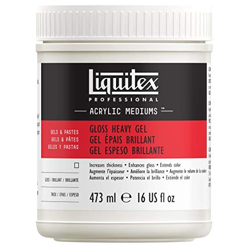 Liquitex 5121 Professional glänzendes schweres Gel Medium für Acrylfarben, erhöht den Oberflächenwiderstand für eine Ölfarben Konsistenz - 473ml Topf Liquitex 5121 Professional glänzendes schweres Gel Medium für Acrylfarben, erhöht den Oberflächenwiderstand für eine Ölfarben Konsistenz - 473ml Topf von Liquitex