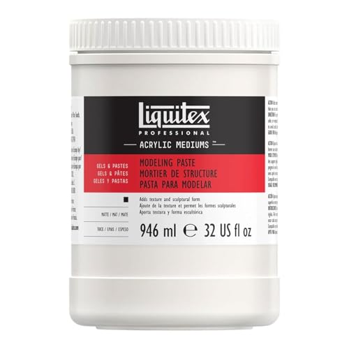 Liquitex 5532 Professional Modellierpaste für Acrylfarben für größere Strukturen, Skulpturen oder Basisreliefs - 946 ml von Liquitex