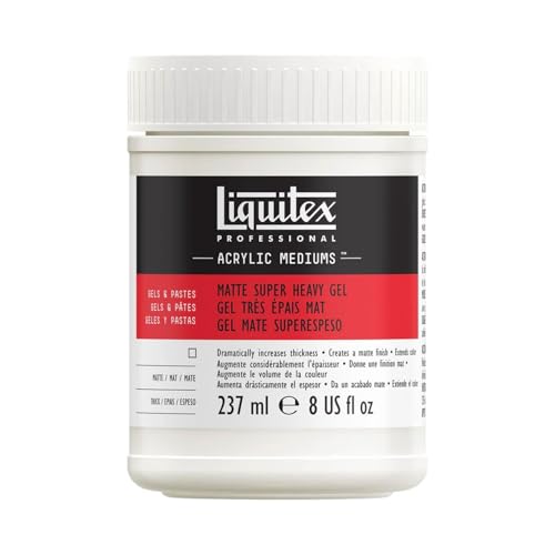 Liquitex 5808 Professional mattes extra schweres Gel Medium für Acrylfarben, kann hohe Spitzen und scharfe Pinsel und Messerstriche halten - 237ml Topf Liquitex 5808 Professional mattes extra schweres Gel Medium für Acrylfarben, kann hohe Spitzen und scharfe Pinsel und Messerstriche halten - 237ml Topf von Liquitex