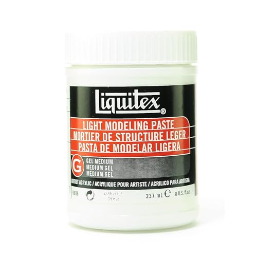 Liquitex 6808 Professional leichte Modellierpaste - Strukturgel, leichte elastische Struktur-Paste von pastoser, spachtelbarer Konsistenz - 237ml Topf, Weiß Liquitex 6808 Professional leichte Modellierpaste - Strukturgel, leichte elastische Struktur-Paste von pastoser, spachtelbarer Konsistenz - 237ml Topf, Weiß von Liquitex