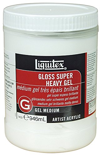 Liquitex 7432 Professional glänzendes sehr schweres Gel Medium für Acrylfarben, ideal für hohe Spitzen und skulpturierte Aufträge, hoher Oberflächenwiederstrand - 946ml Top, Transparent glänzend Liquitex 7432 Professional glänzendes sehr schweres Gel Medium für Acrylfarben, ideal für hohe Spitzen und skulpturierte Aufträge, hoher Oberflächenwiederstrand - 946ml Top, Transparent glänzend von Liquitex
