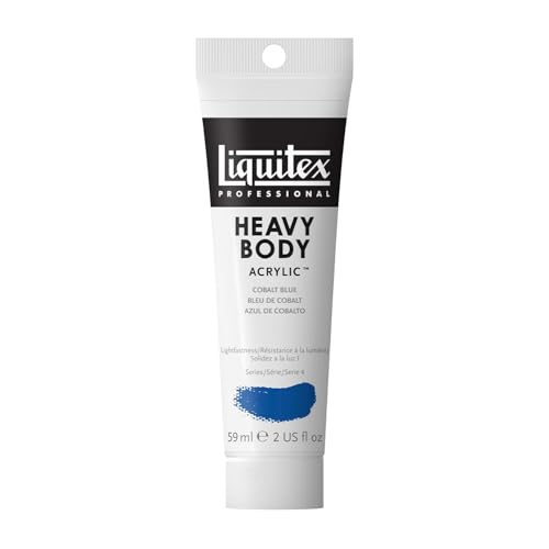 Liquitex 8870125 Professional Heavy Body Acrylfarbe in Künstlerqualität mit ausgezeichneter Lichtechtheit in buttriger Konsistenz, 59ml Tube - Kobaltblau Liquitex 8870125 Professional Heavy Body Acrylfarbe in Künstlerqualität mit ausgezeichneter Lichtechtheit in buttriger Konsistenz, 59ml Tube - Kobaltblau von Liquitex