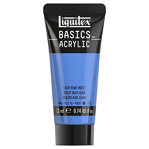 Liquitex 8870465 Basics Acrylfarbe - Blauviolett Hell, 22ml Tube, lichtecht, wasserfest, zum Malen und Dekorieren von Holz, Metall, Keramik, Kunststoff, Leinwand Liquitex 8870465 Basics Acrylfarbe - Blauviolett Hell, 22ml Tube, lichtecht, wasserfest, zum Malen und Dekorieren von Holz, Metall, Keramik, Kunststoff, Leinwand von Liquitex