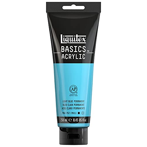 Liquitex BASICS Acrylfarbe, Light Blue Permanent, 8.45-oz tube von Liquitex