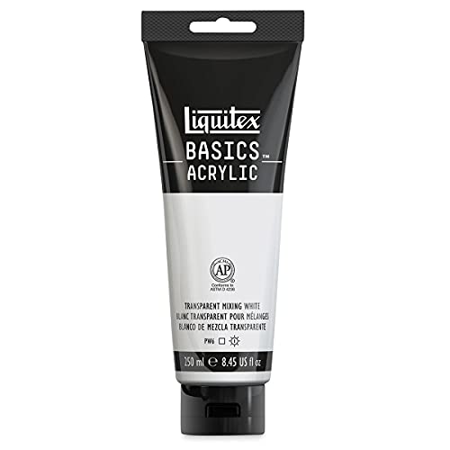 Liquitex BASICS Acrylfarbe, Transparent Mixing White, 8.45-oz tube von Liquitex