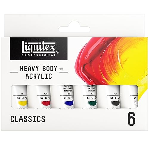 Liquitex Heavy Body Acrylfarbe, Farben Set 6 x 22ml Liquitex Heavy Body Acrylfarbe, Farben Set 6 x 22ml von Liquitex