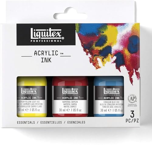 Liquitex Professional Acrylic Ink Set 3 Farben - 3 x 30ml von Liquitex