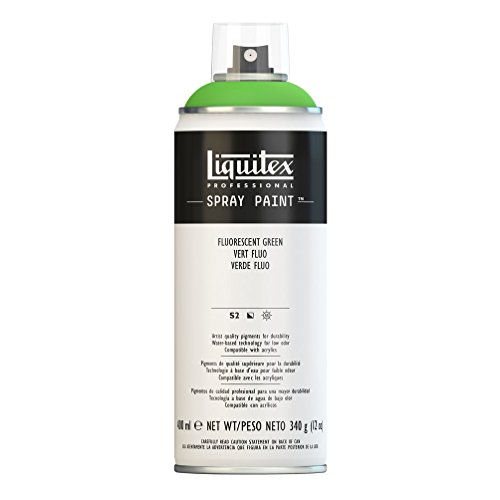 Liquitex 4450985 Professional Acryl Spraydose 400ml – Gün - fluoreszierend – Lichtecht, frostbeständig, mattes Finish, für Innen- & Außenbereich von Liquitex